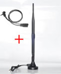 ZTE MF970 LTE ROCKET MOBILE WIFI HOTSPOT EXTERNAL MAGNETIC ANTENNA & ANTENNA ADAPTER CABLE 5DB