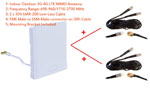 3G 4G LTE INDOOR OUTDOOR WIDE BAND MIMO ANTENNA FOR ZTE MF279 TELUS SMART HUB